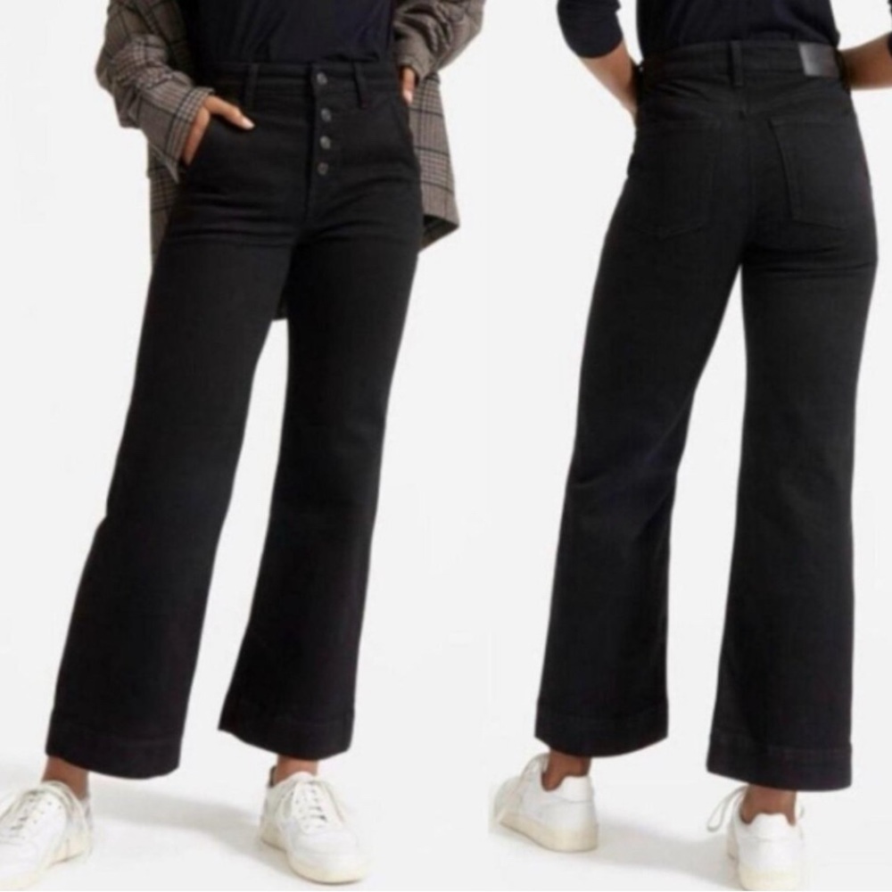 Everlane The Wide Leg Women's Black Jeans 27